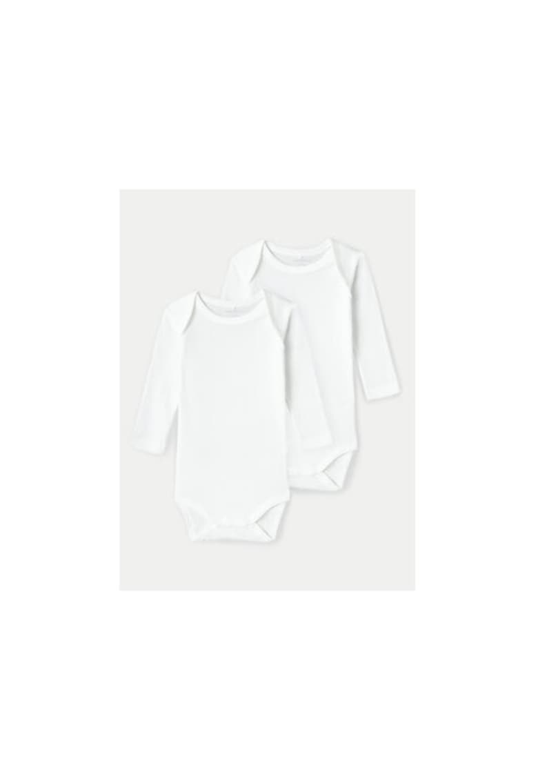 Set 2 body-uri copii -  304434327 - Bumbac organic/Bumbac - Alb