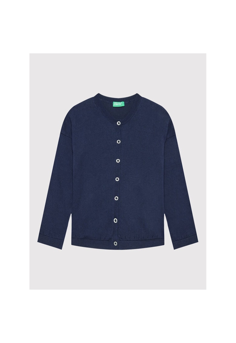 Cardigan fete - 301235071 - Bumbac - Albastru - Albastru