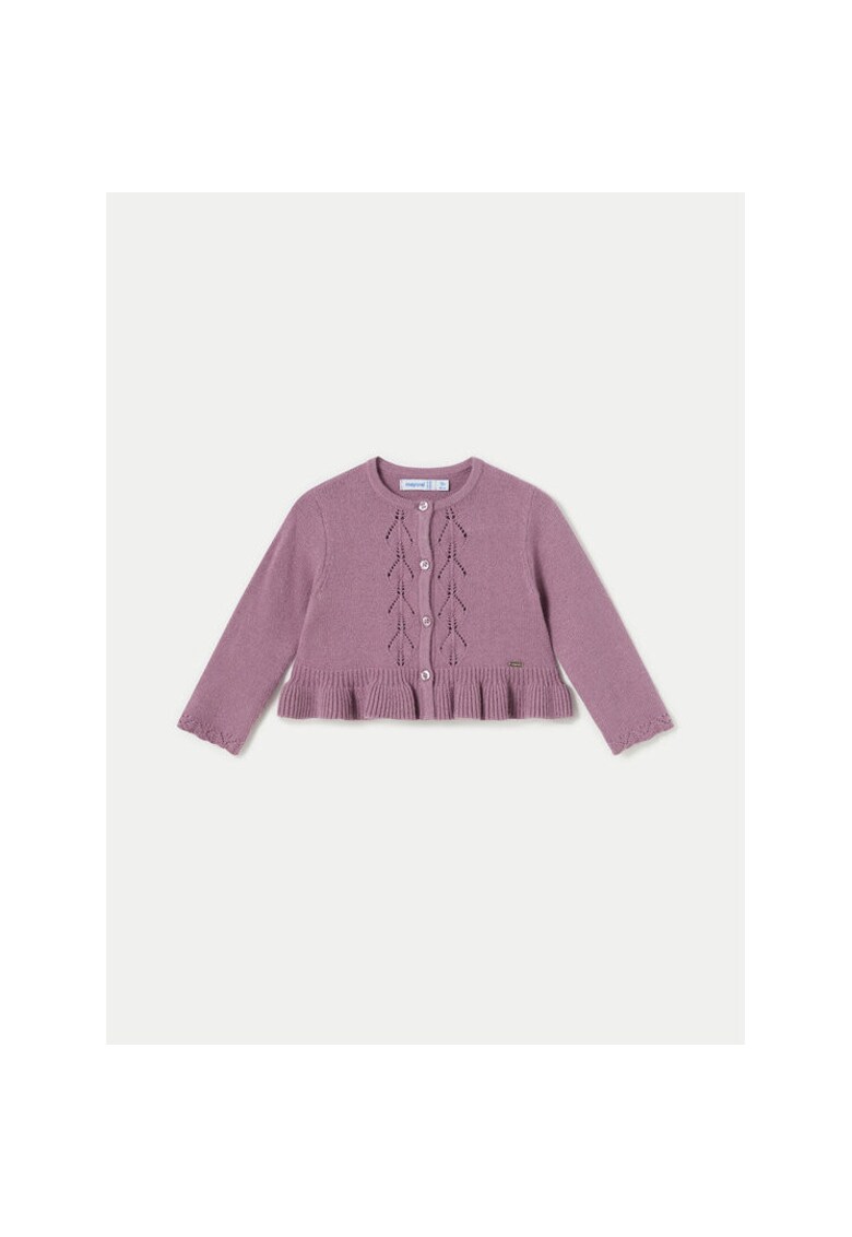 Cardigan fete - 304295393 - Viscoza/Poliamida/Poliester - Roz - Roz