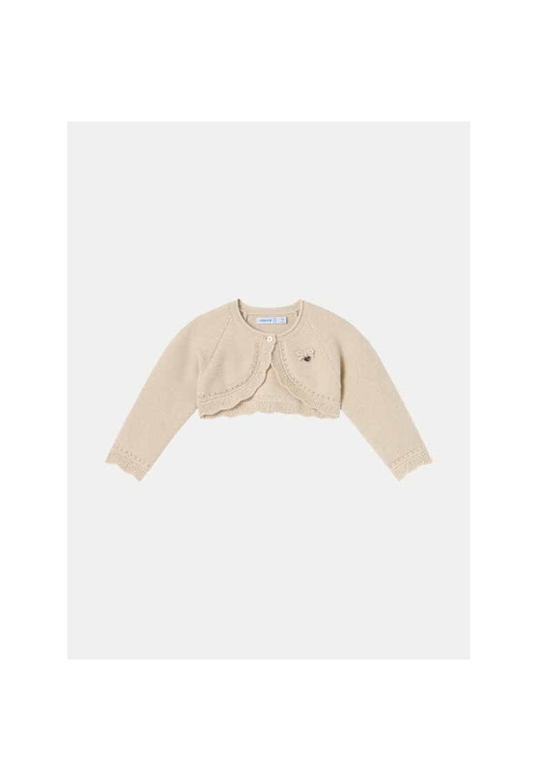 Bolero fete - 304319457 - Bumbac/Poliester - Bej - Bej