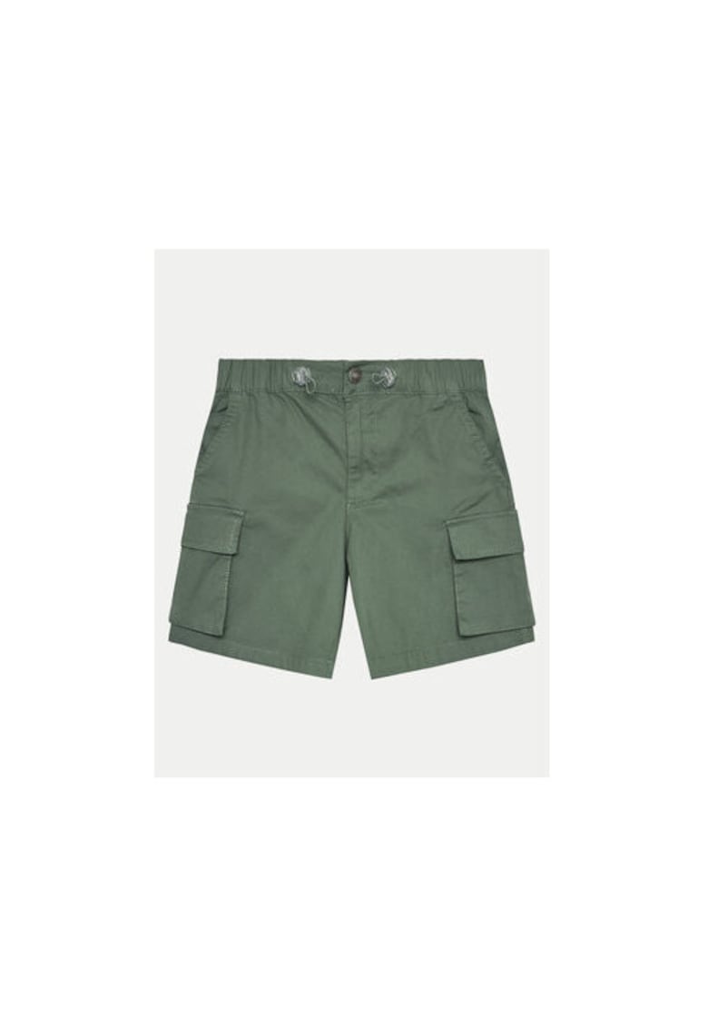 Pantaloni scurti baieti - 304190780 - Bumbac - Verde - Verde