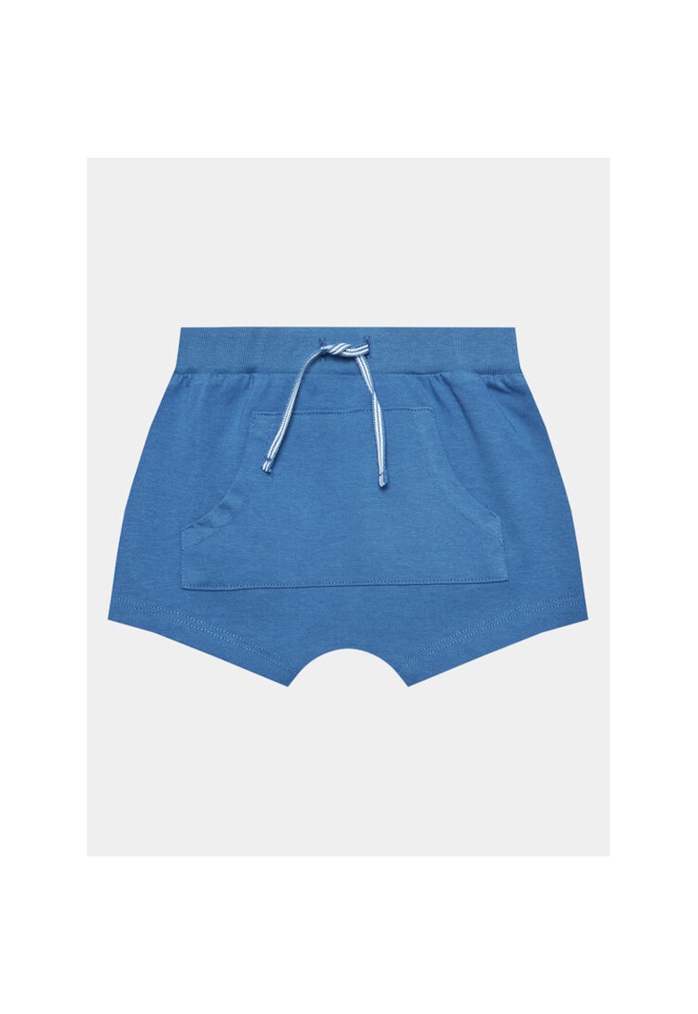 Pantaloni scurti copii - 302101795 - Bumbac - Albastru - Albastru