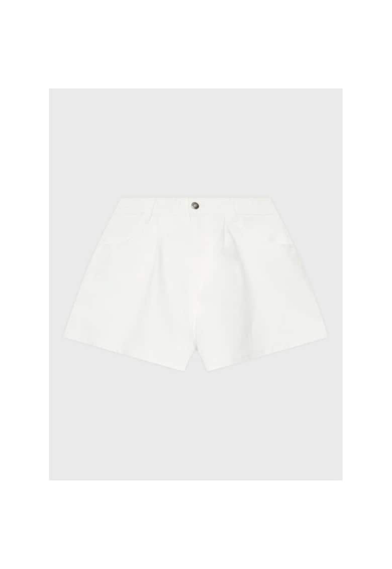 United Colors of Benetton Pantaloni scurti fete - 301771166 - Bumbac - Alb - Alb