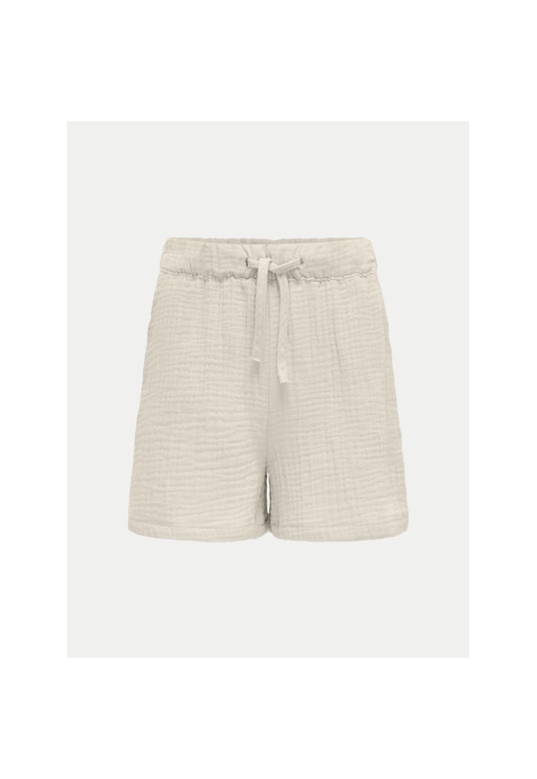 Kids Only Pantaloni scurti fete - 304704666 - Bumbac organic - Bej - Bej