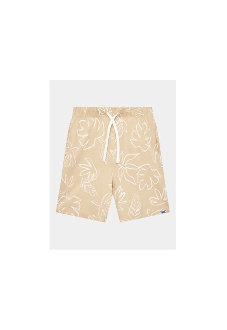 Pantaloni scurti baieti - 302078004 - Bumbac - Bej - Bej