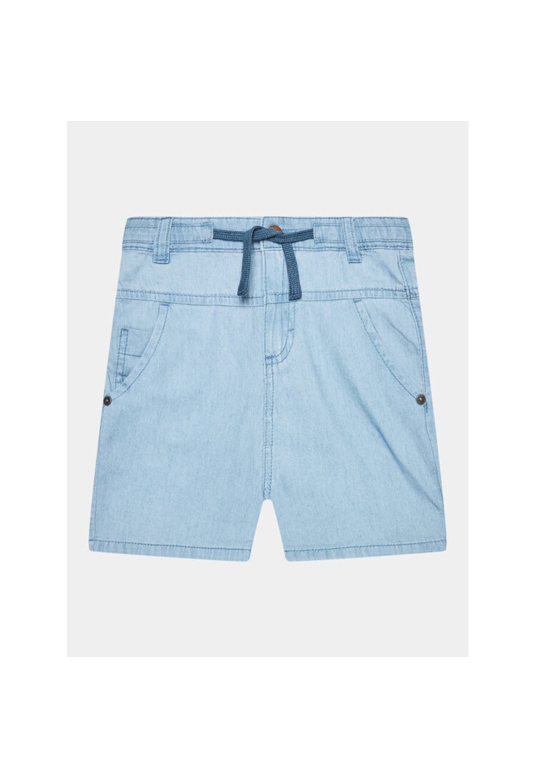 Pantaloni scurti baieti - 302079926 - Bumbac - Albastru - Albastru
