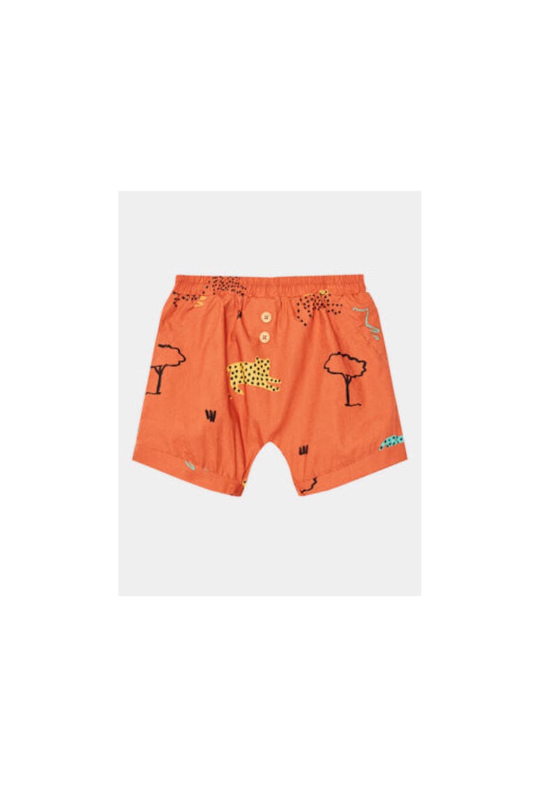 Pantaloni scurti copii -  302102792 - Bumbac - Portocaliu