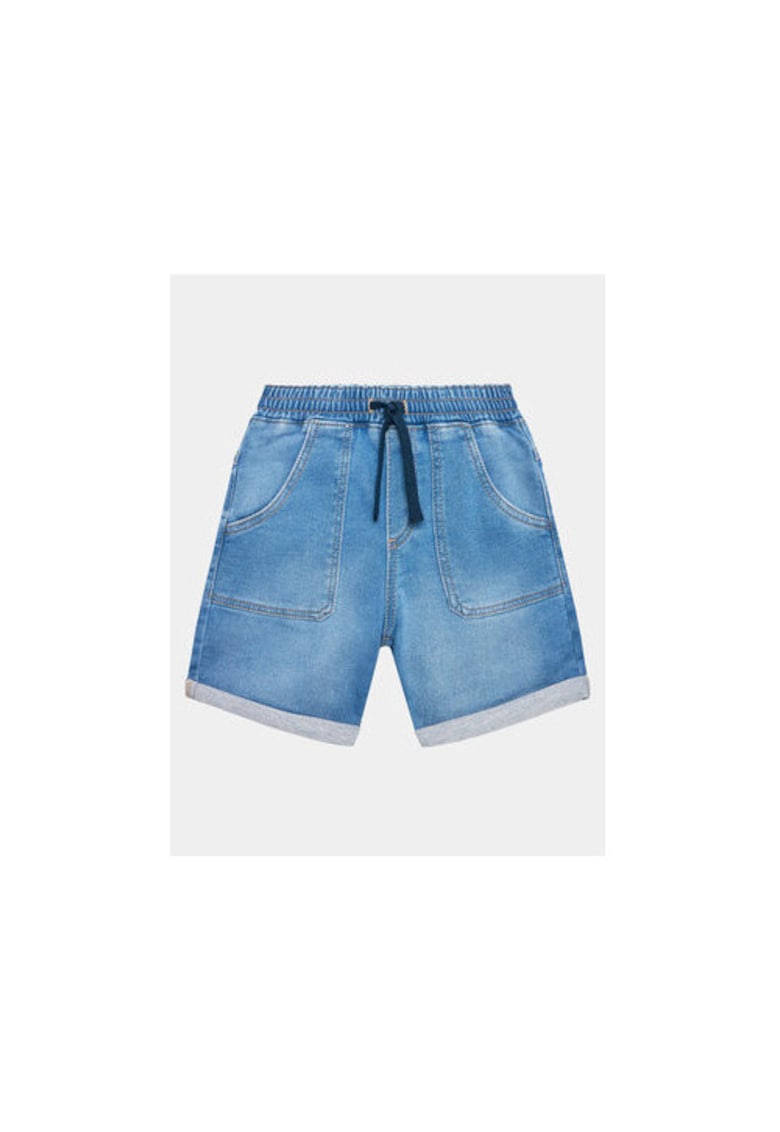 Pantaloni scurti baieti - 301774013 - Bumbac - Albastru - Albastru