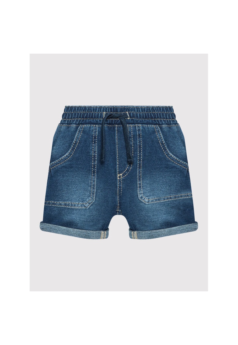Pantaloni scurti baieti - 300151327 - Bumbac - Albastru - Albastru