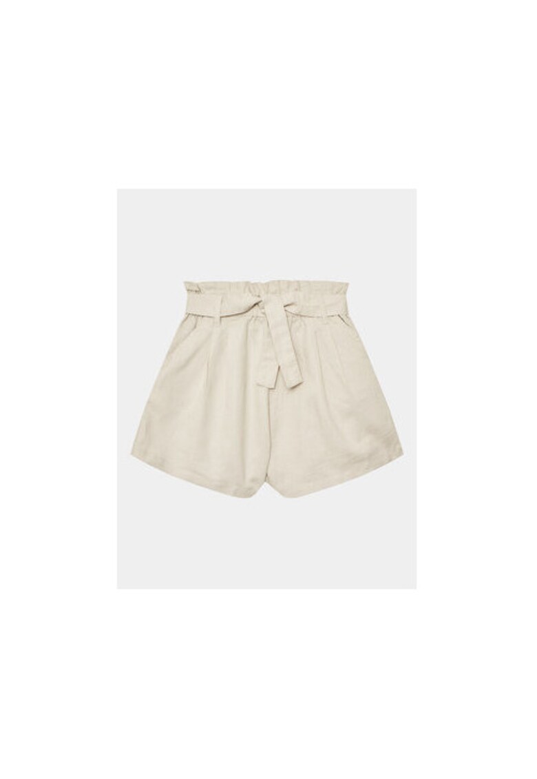 Pantaloni scurti fete - 301771760 - In/Bumbac - Bej - Bej