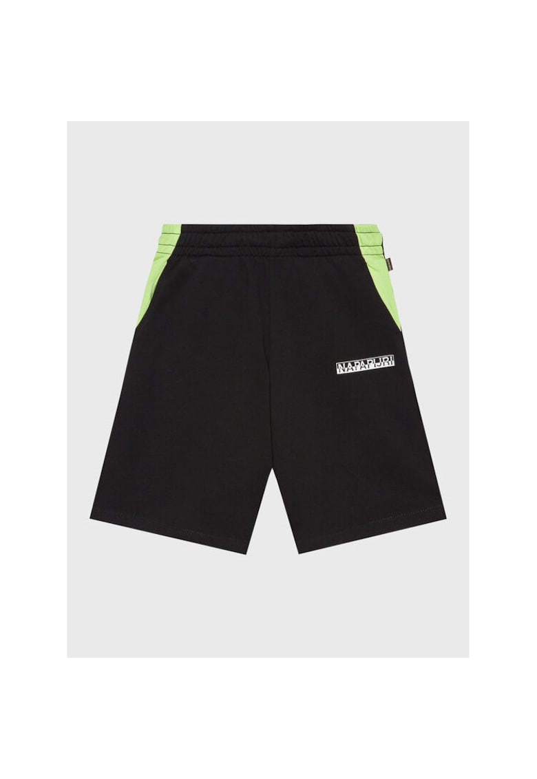 Pantaloni scurti copii - 301746492 - Bumbac - Negru - Negru