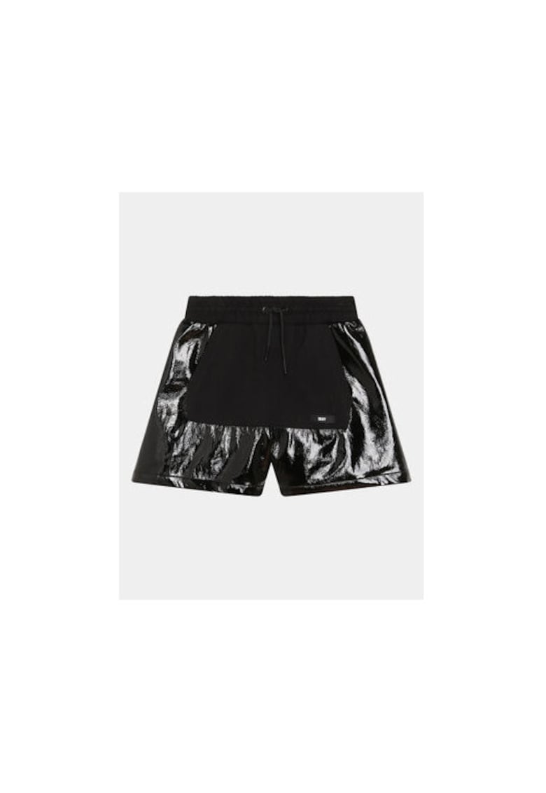 Pantaloni scurti fete - 303051143 - Poliester - Negru - Negru