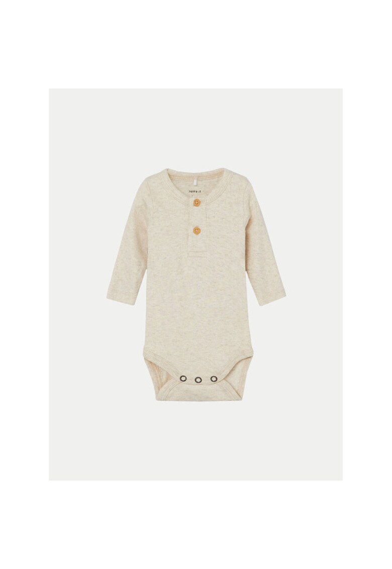 Body baieti - 304434044 - Bumbac organic/Modal - 56 CM - Bej