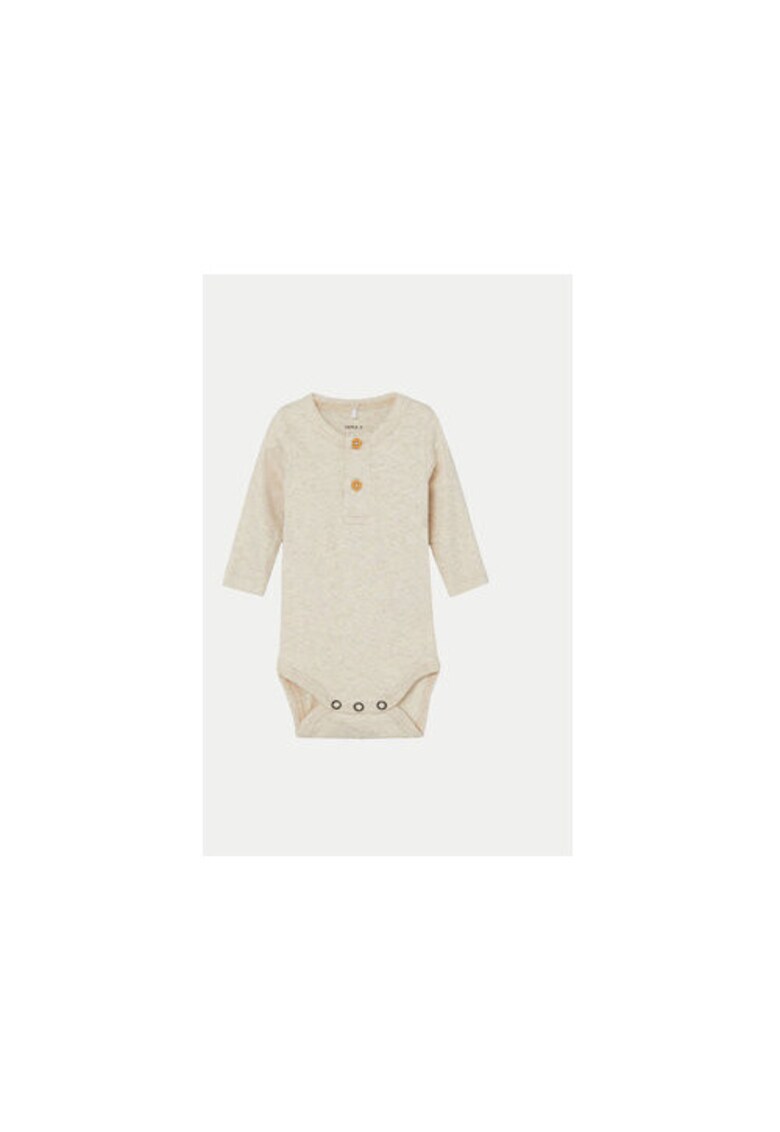 Body baieti - 304434044 - Bumbac organic/Modal - 56 CM - Bej