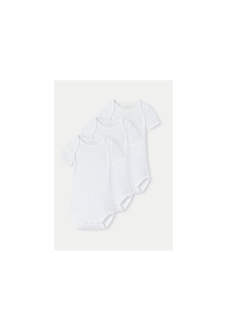 Set 3 boy-uri copii - 304718977 - Bumbac organic/Bumbac - Alb - Alb