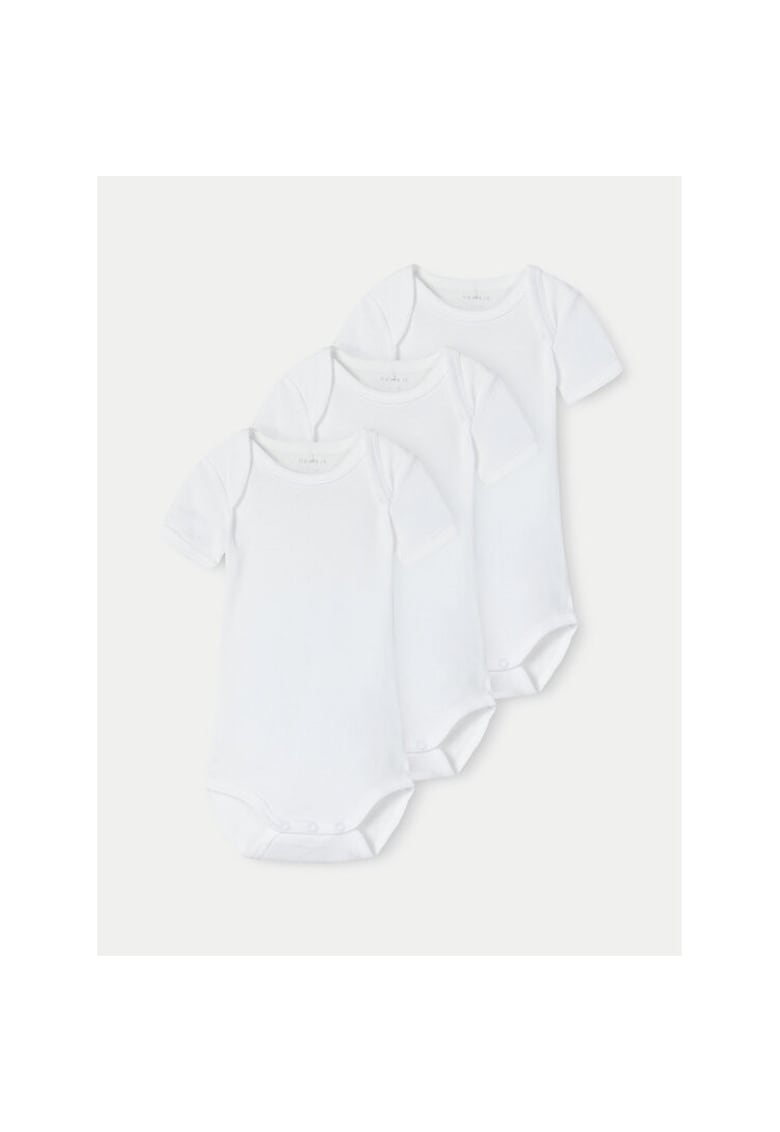 Set 3 boy-uri copii - 304718977 - Bumbac organic/Bumbac - Alb - Alb