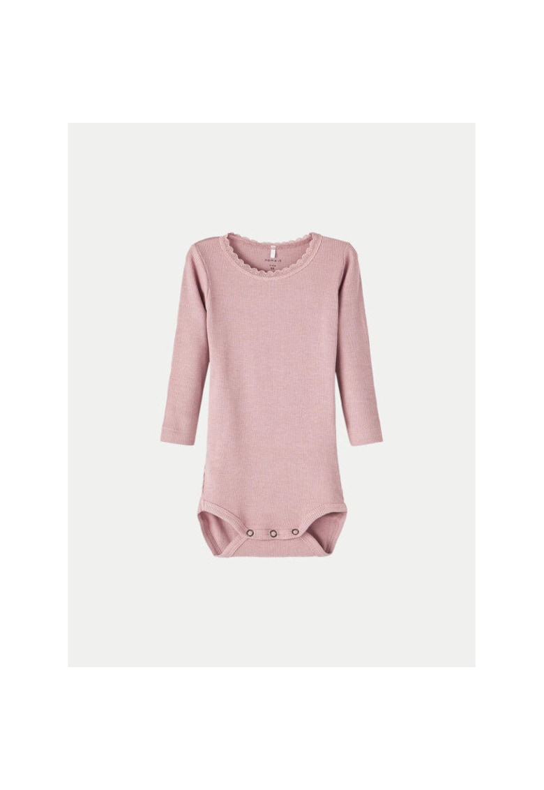 Body fete - 304433993 - Bumbac organic/Modal - Roz - Roz