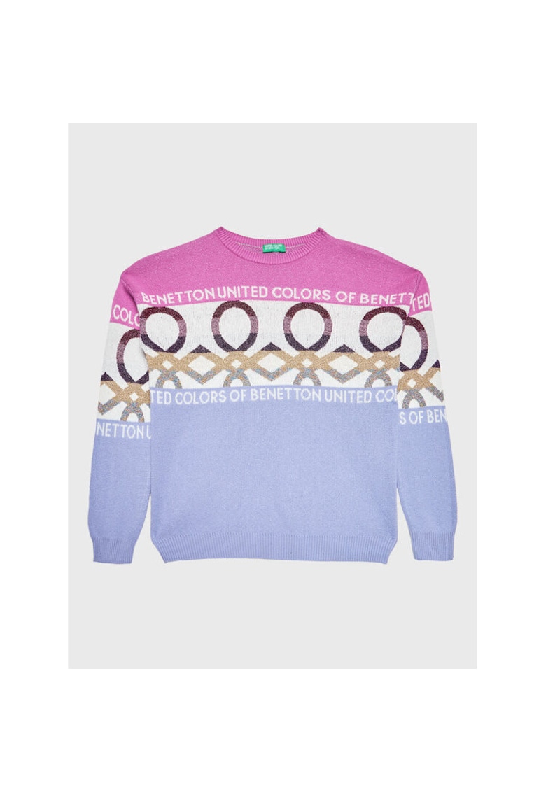 Pulover fete - 301240242 - Bumbac/Poliester - Violet - Violet