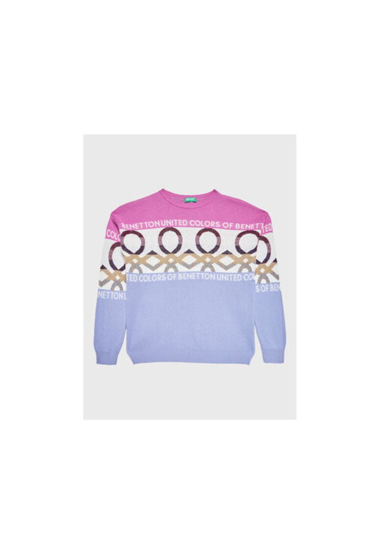 Pulover fete - 301240242 - Bumbac/Poliester - Violet - Violet