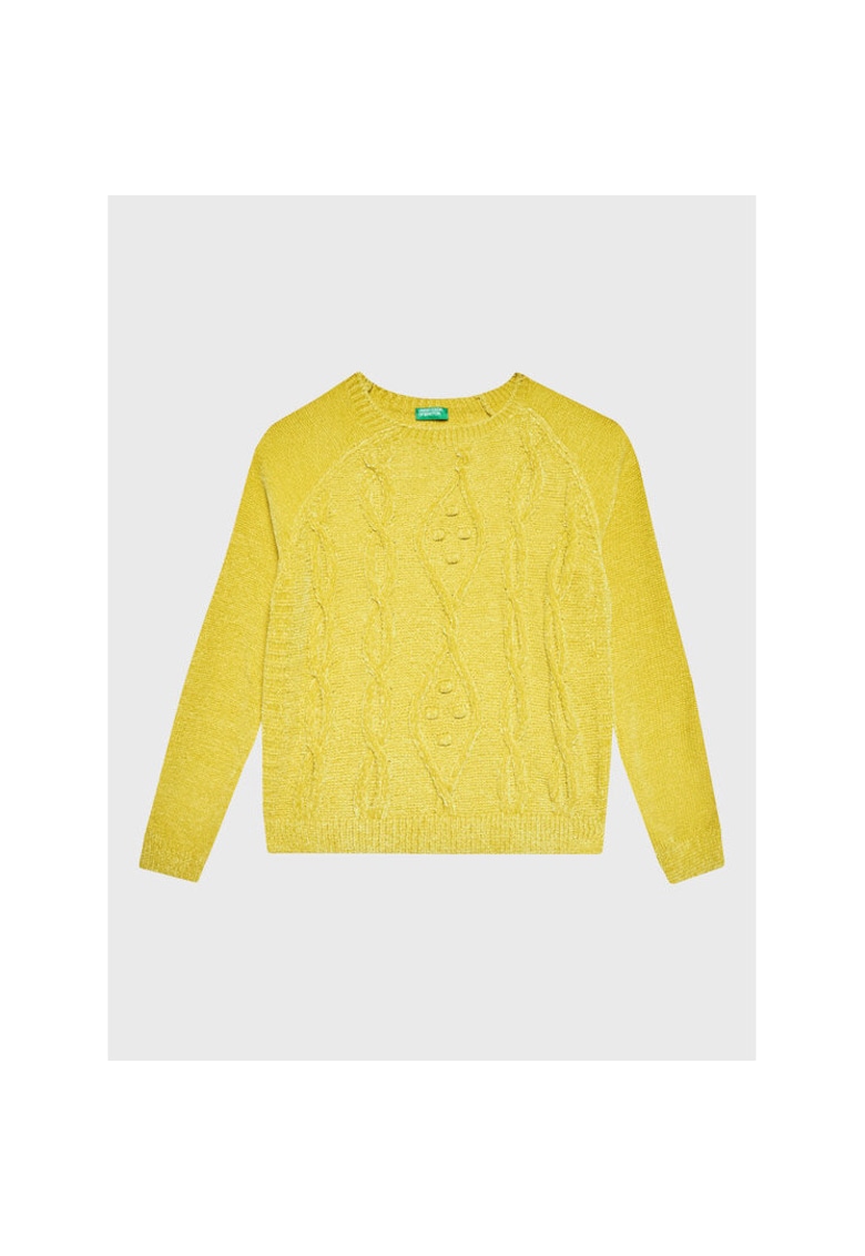 Pulover fete - 301239017 - Poliester - Galben - Galben