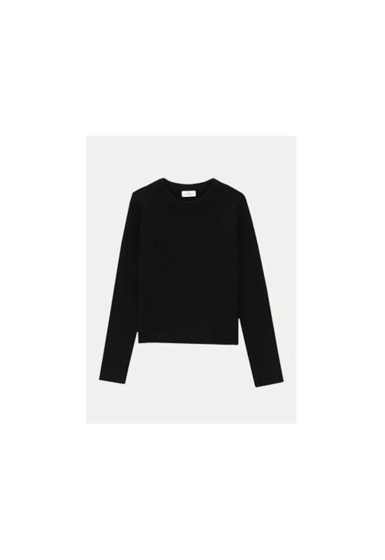 Pulover fete - 304485503 - Viscoza/Poliester - Negru - Negru