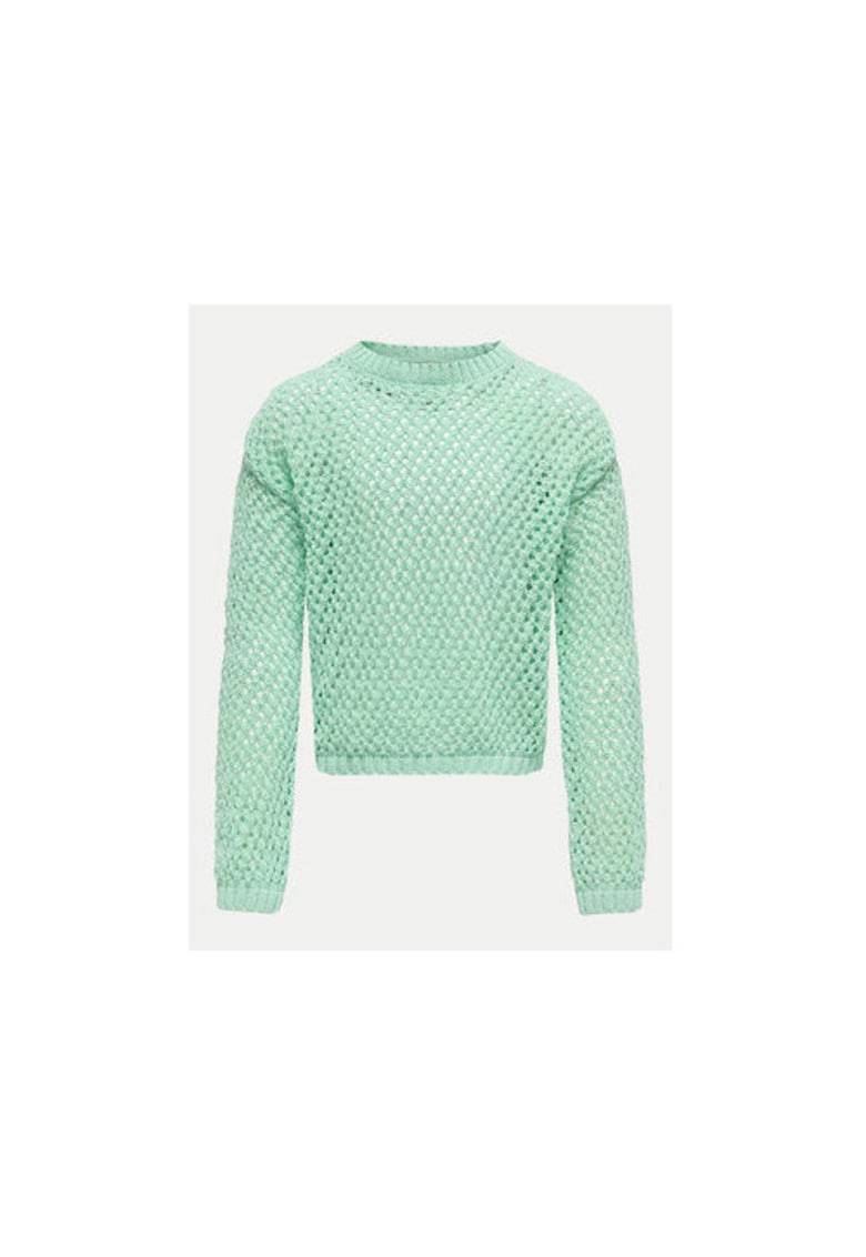 Pulover fete - 304930669 - Poliester reciclat/Bumbac - Verde Pulover fete - 304930669 - Poliester reciclat/Bumbac - Verde