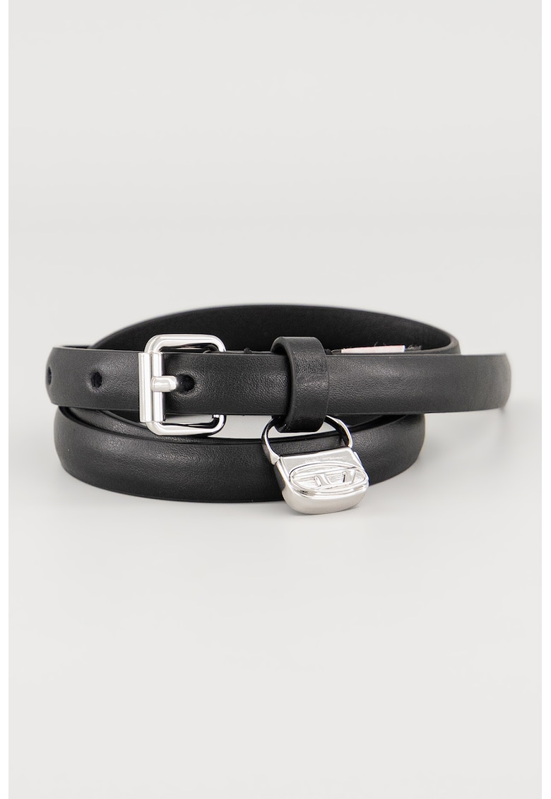 Curea de piele cu logo B-Charm