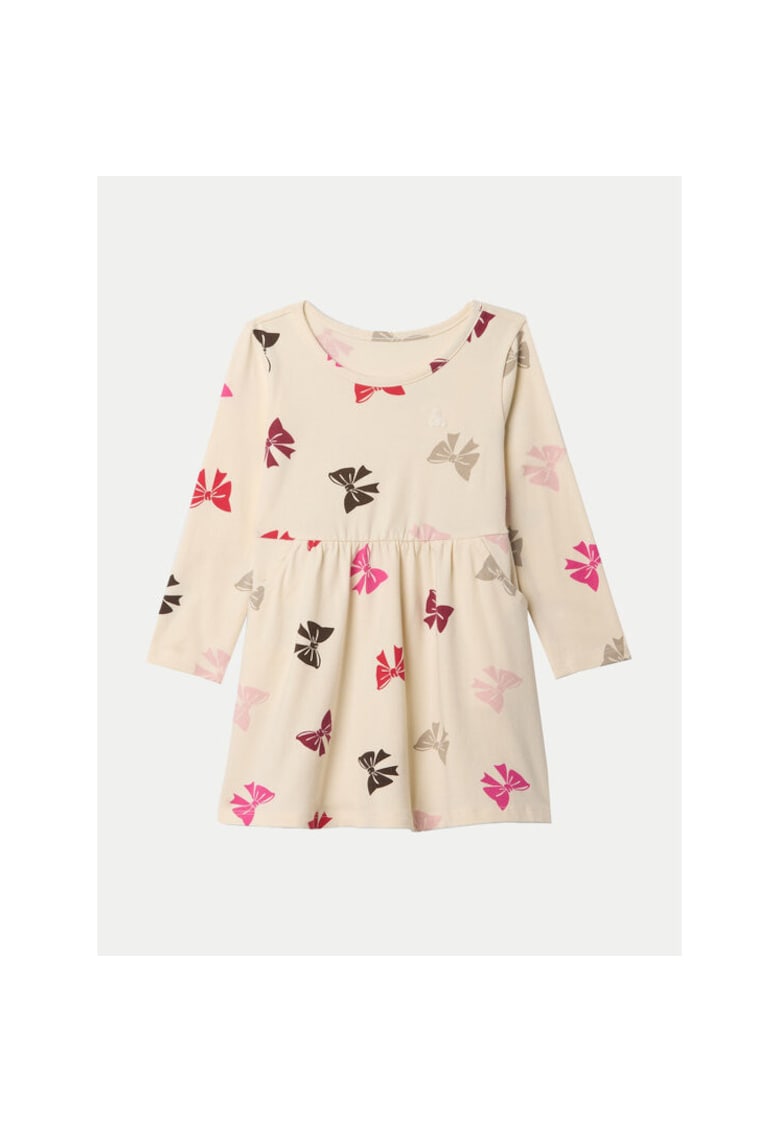 Rochie fete - 304986024 - Bumbac organic - Bej - Bej