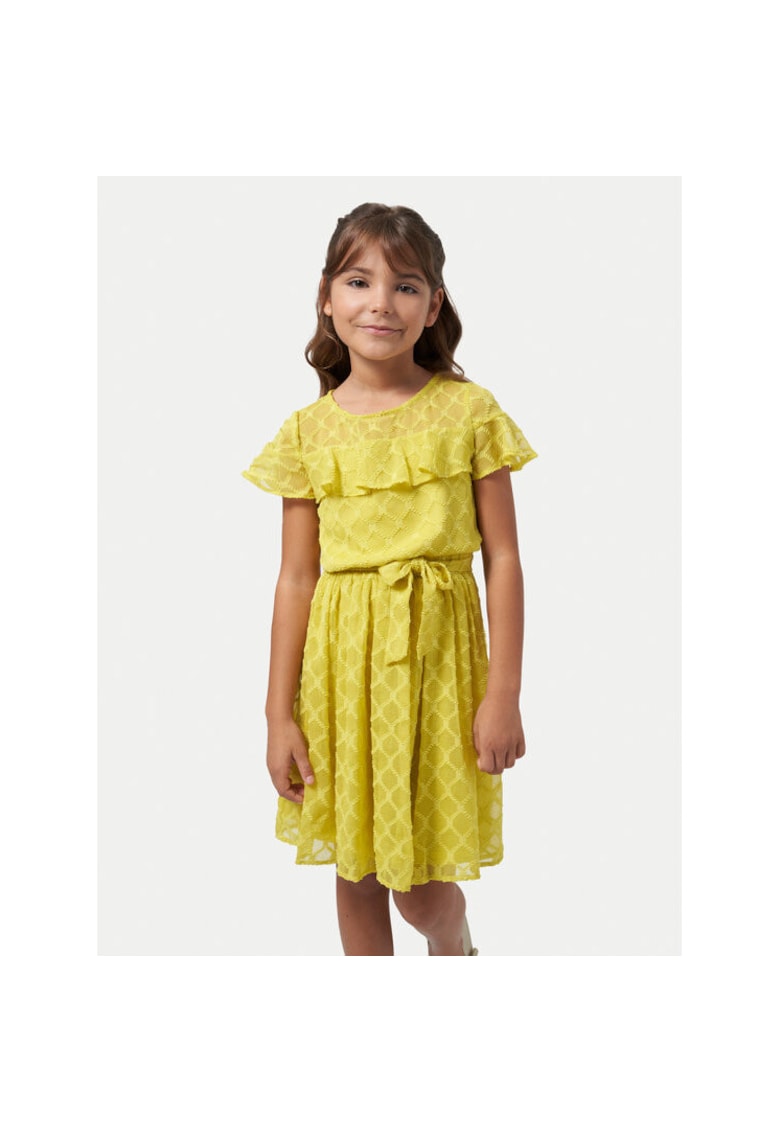Rochie fete - 304141904 - Poliester - Galben