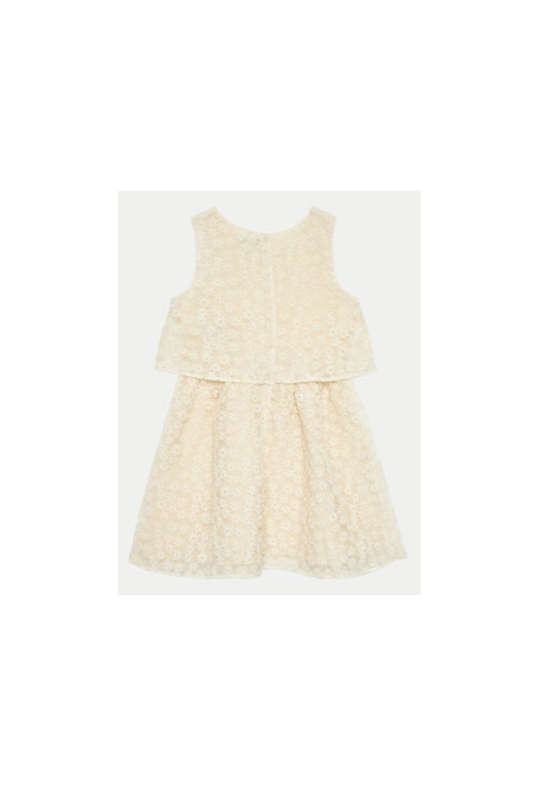 Rochie fete -  303817909 - Bumbac/Nylon - Bej