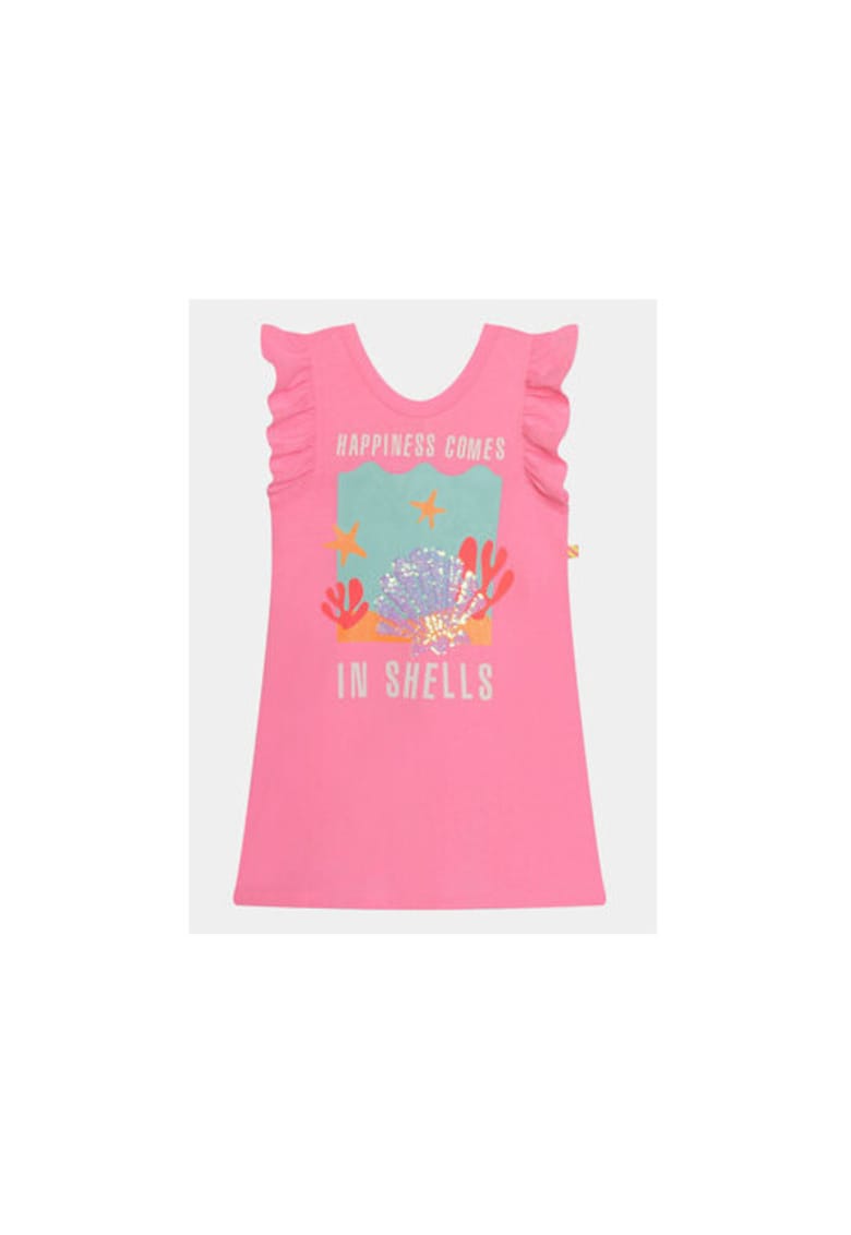 Rochie fete -  303640033 - Poliester/Bumbac - Roz Rochie fete -  303640033 - Poliester/Bumbac - Roz