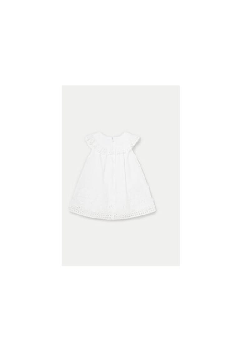 Rochie fete - 304140341 - Bumbac - Alb