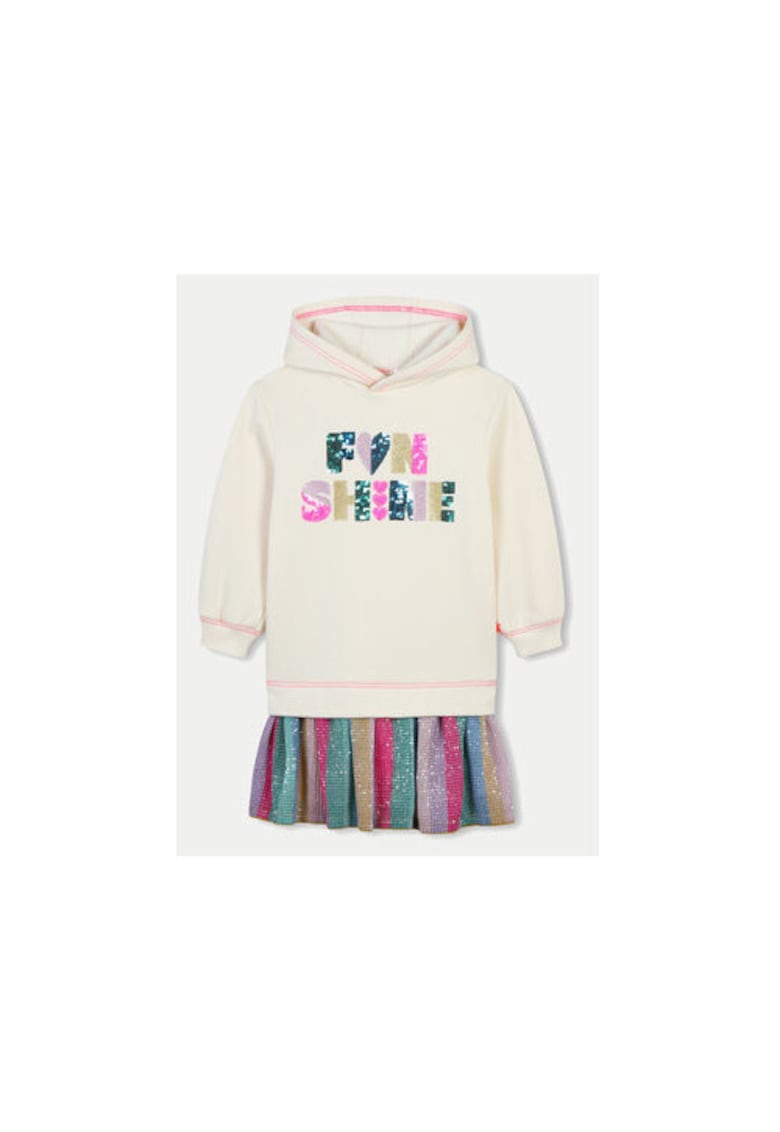 Rochie fete -  304182662 - Poliester/Bumbac - Bej Rochie fete -  304182662 - Poliester/Bumbac - Bej