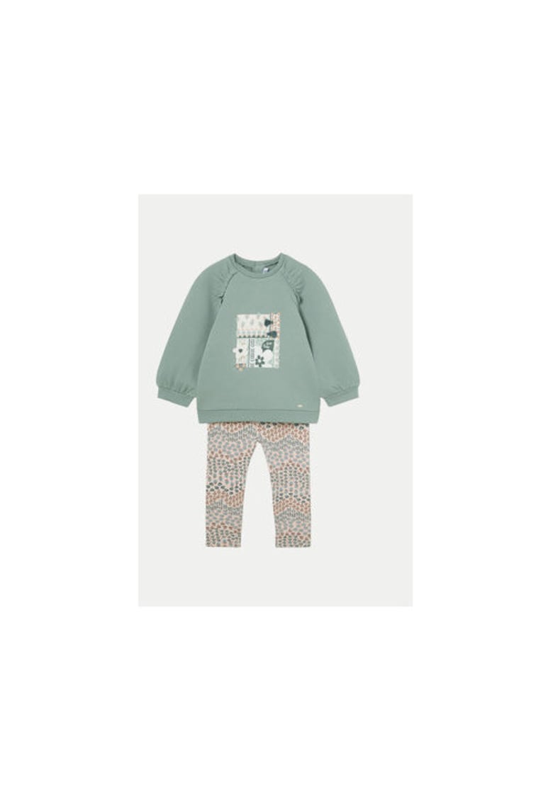 Compleu fete - 304295782 - Bumbac - Verde Compleu fete - 304295782 - Bumbac - Verde