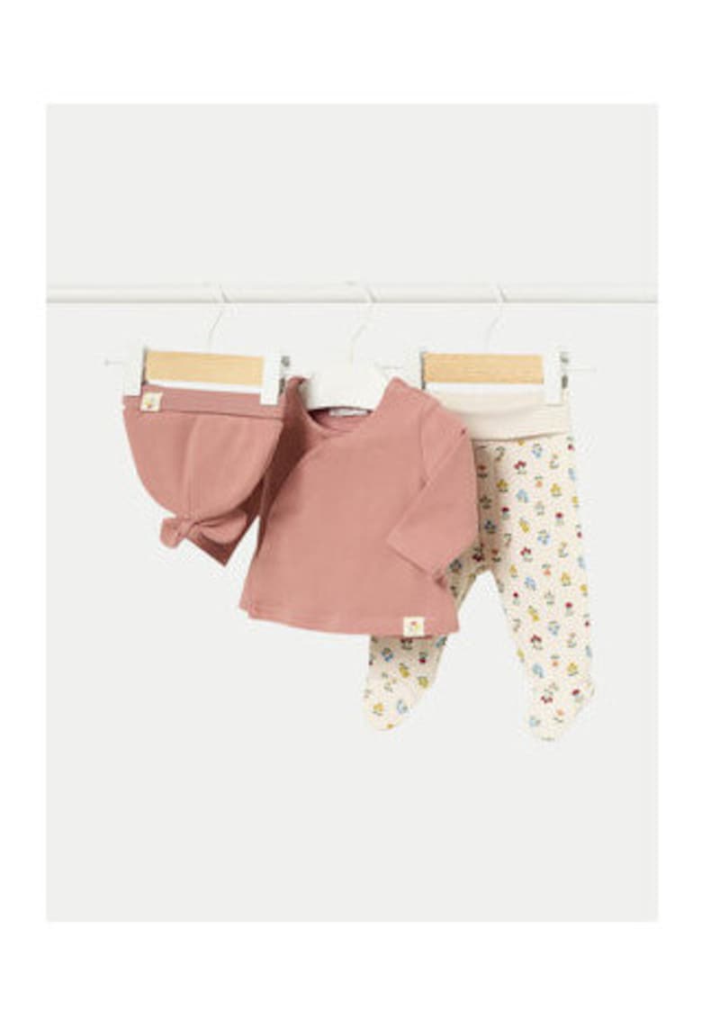 Compleu fete - 304314292 - Bumbac - Bej - Bej