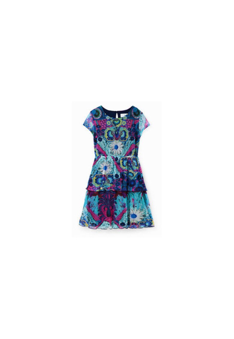Rochie fete - 302007325 - Viscoza - 110-116 CM - Multicolor