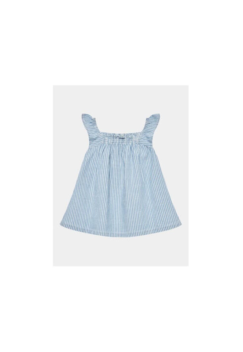 Rochie fete - 302102631 - Bumbac - Albastru - Albastru