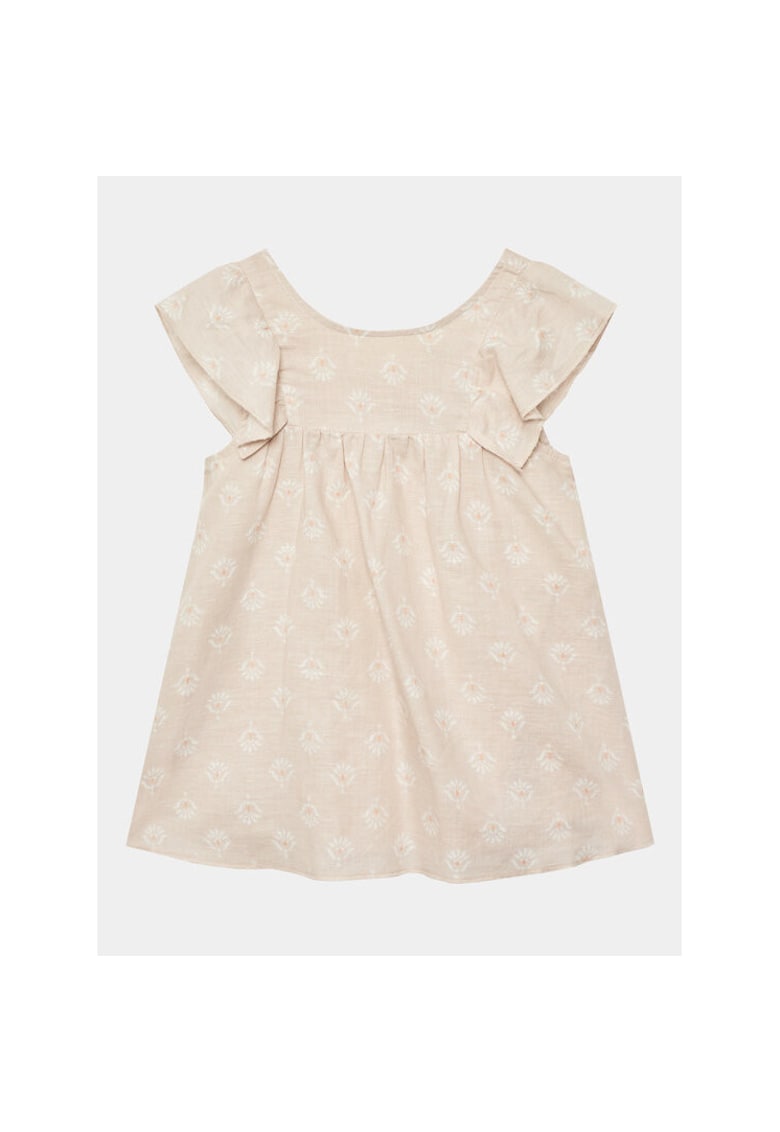 Rochie fete - 301771852 - In/Bumbac - Bej - Bej