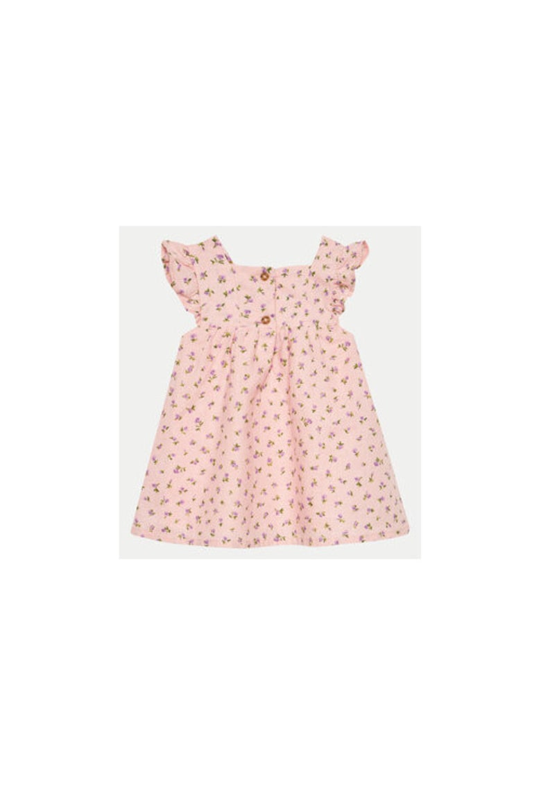 Rochie fete - 303815547 - In/Bumbac - Roz - Roz