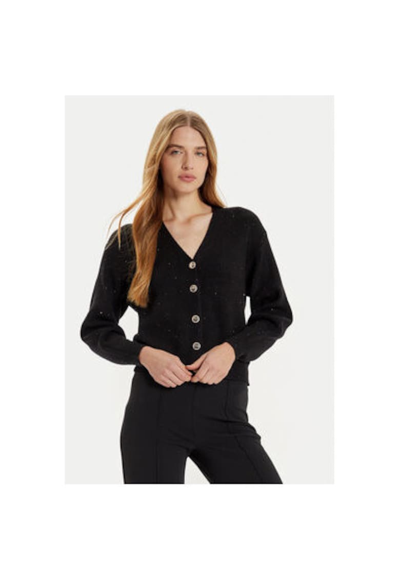 Cardigan dama - 304891069 - Viscoza/Poliamida/Poliester - Negru Cardigan dama - 304891069 - Viscoza/Poliamida/Poliester - Negru
