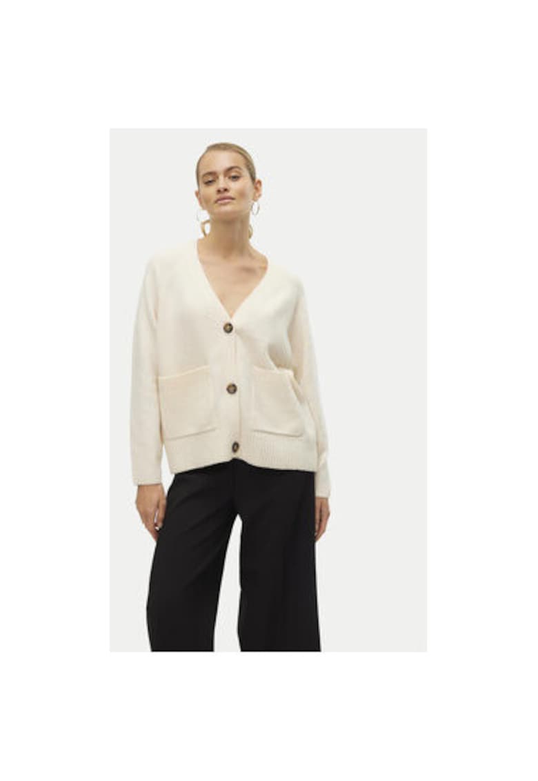 Cardigan dama -  304511059 - Poliester reciclat/Poliester - Bej