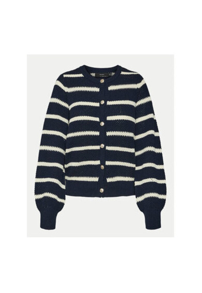 Cardigan dama -  304868788 - Bumbac/Poliester reciclat - Albastru