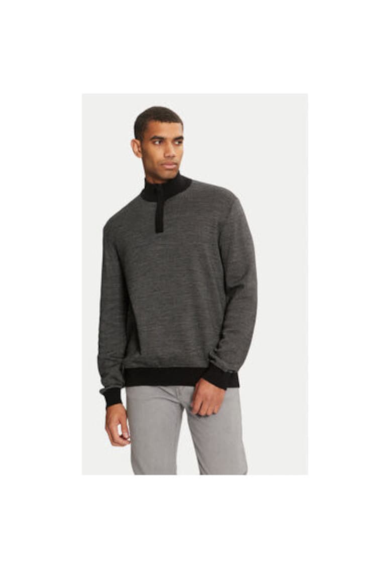 Cardigan barbati -  304463853 - Lana/Bumbac - Negru