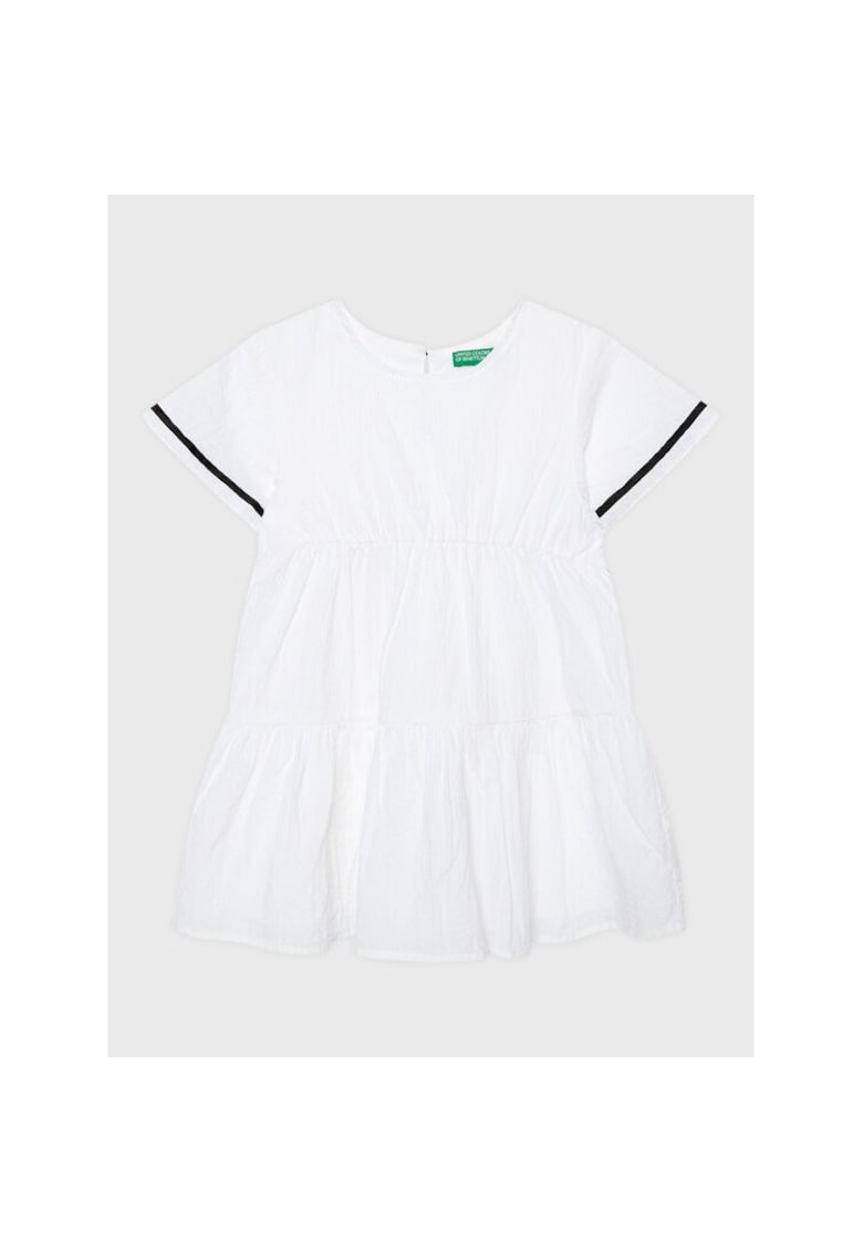 Rochie fete - 301771630 - Bumbac - Alb - Alb