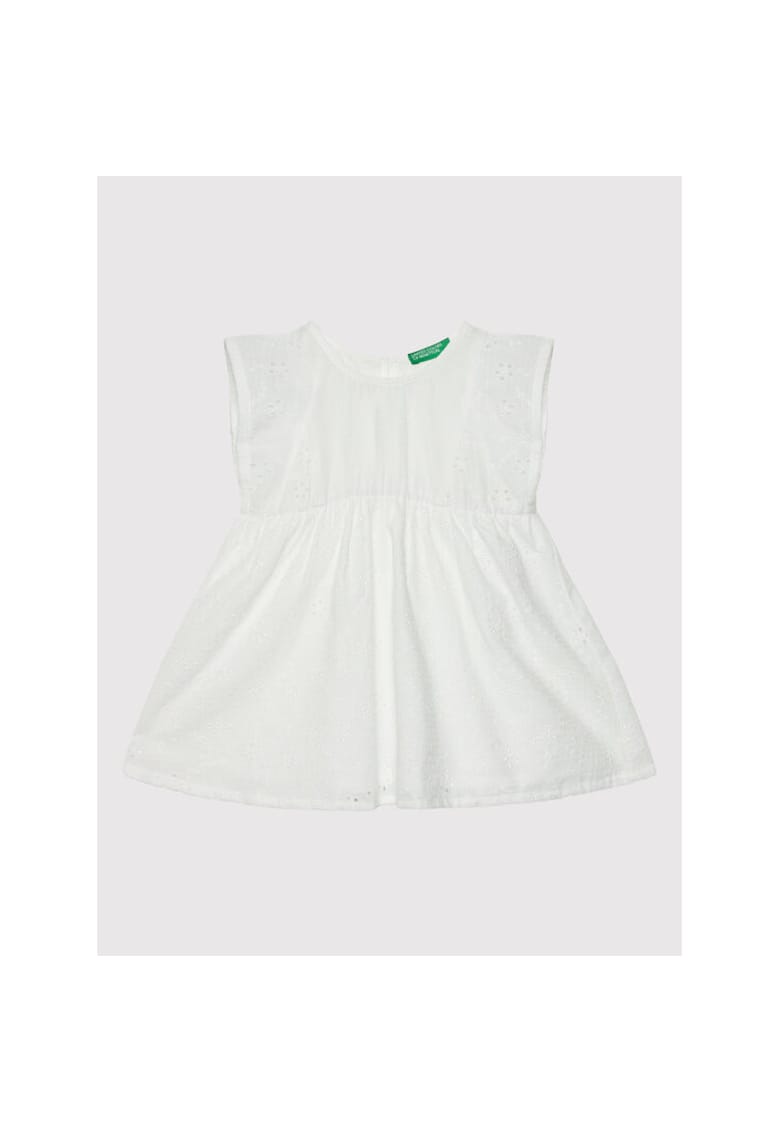 Rochie fete - 300132937 - Bumbac - Alb - Alb