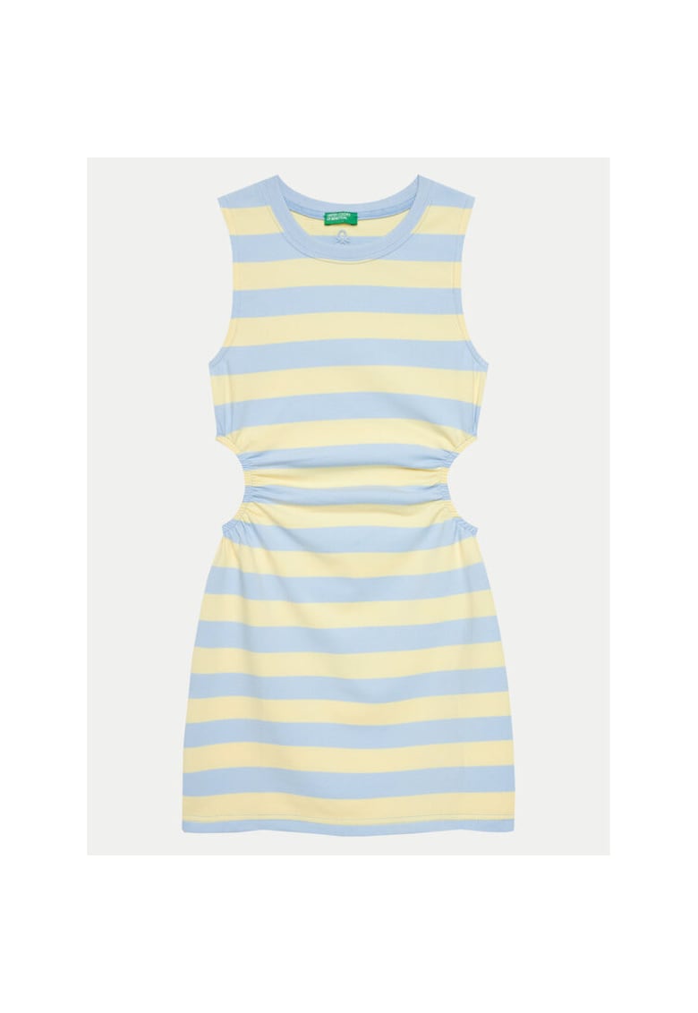 Rochie fete - 304190933 - Bumbac - 160 CM - Albastru