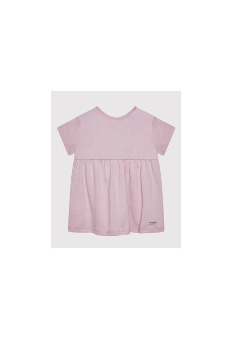 Rochie fete - 300205297 - Bumbac organic - Roz - Roz