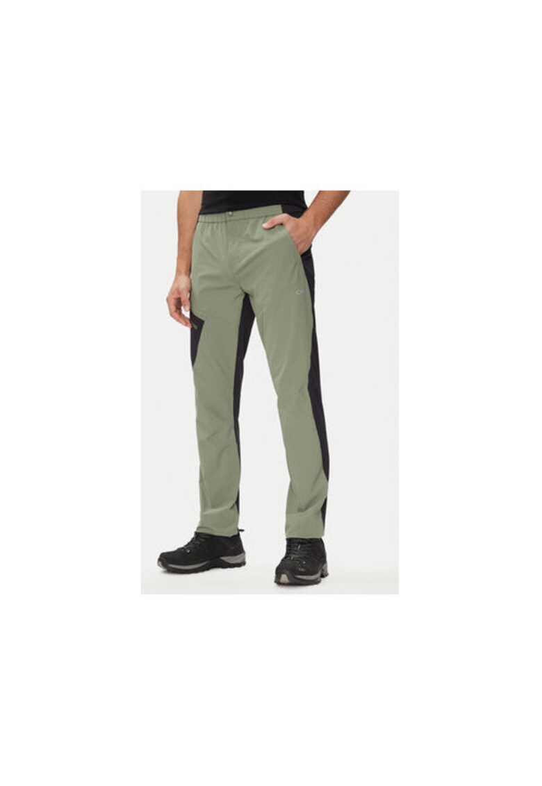 Pantaloni barbati - 303442521 - Poliester - Verde - Verde