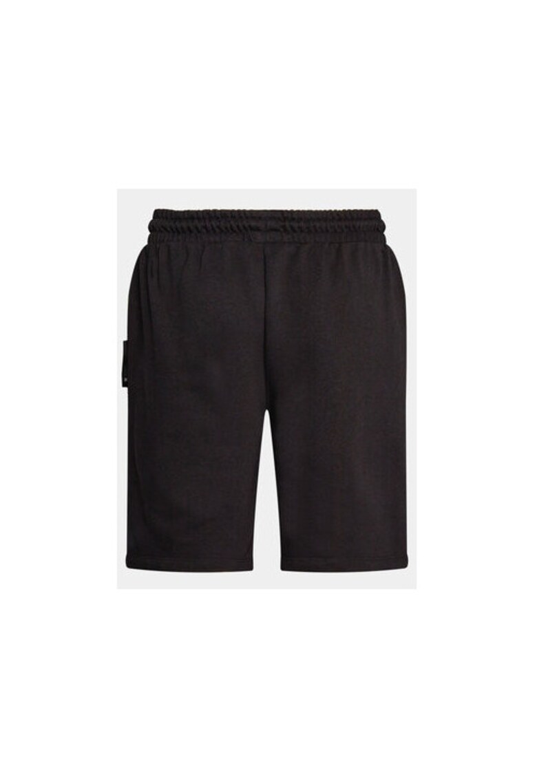 Pantaloni scurti barbati - 303886257 - Bumbac - Negru