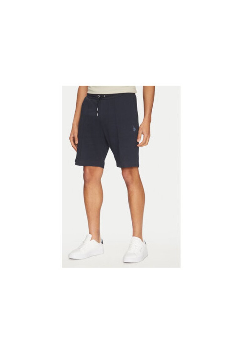 Pantaloni scurti barbati - 305229960 - Bumbac/Poliester - Albastru - Albastru